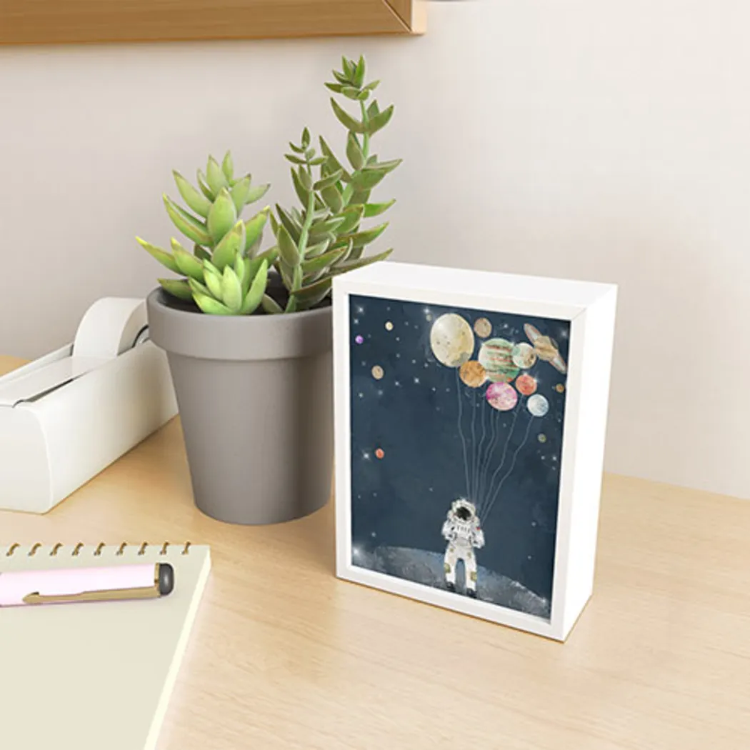 Kids Solar Collector Blue Mini Framed Artwork - Thumbnail - Image 2