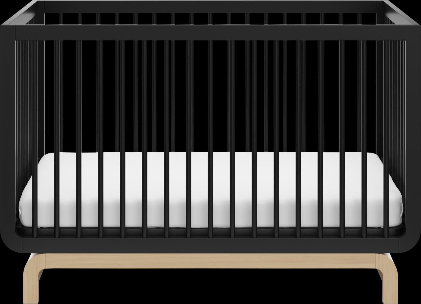 Kids Solde Black/Driftwood Convertible Crib - Thumbnail - Image 5