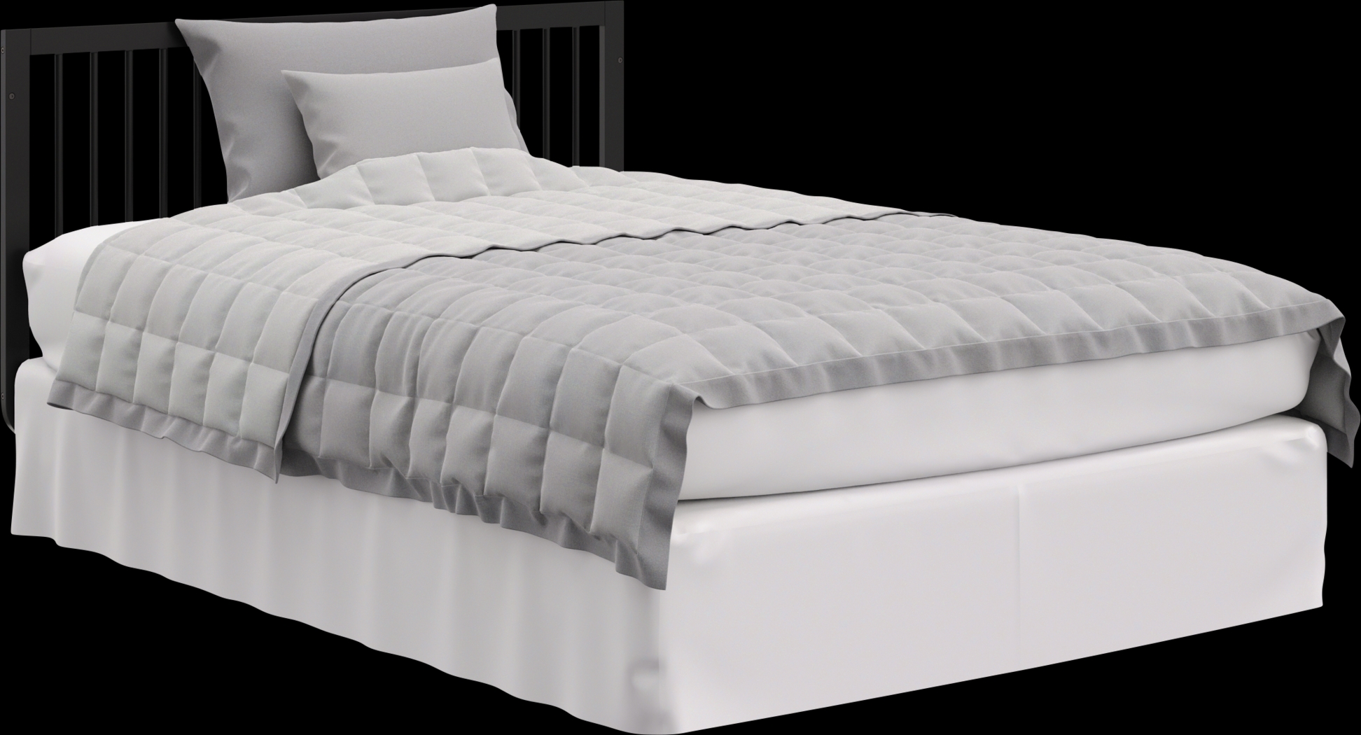 Kids Solde Black/Driftwood Convertible Crib - Thumbnail - Image 9