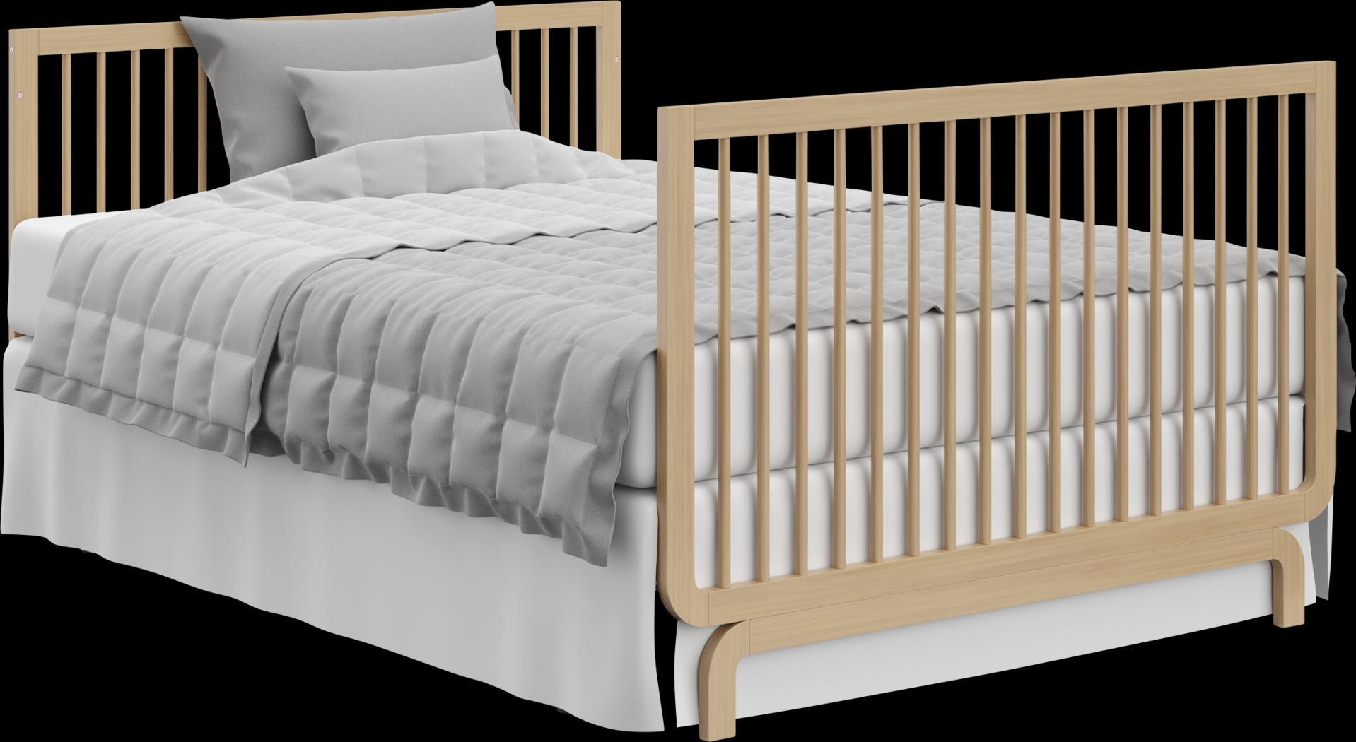 Kids Solde Driftwood Convertible Crib - Thumbnail - Image 10