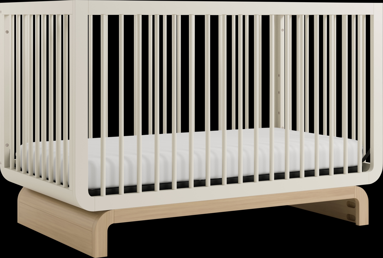 Kids Solde Oat/Driftwood Convertible Crib - Thumbnail - Image 1