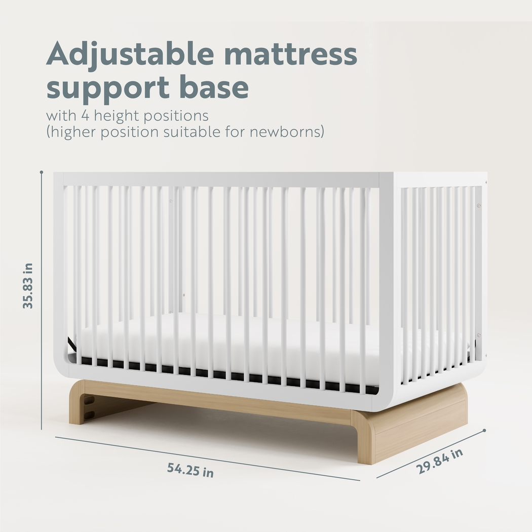 Kids Solde White/Driftwood Convertible Crib - Thumbnail - Image 11
