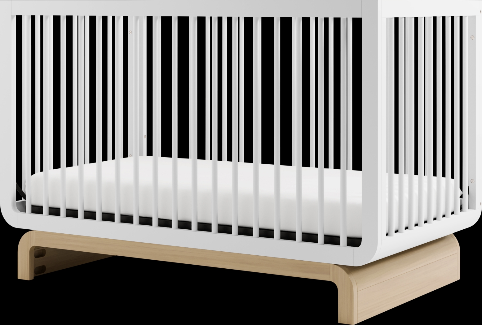 Kids Solde White/Driftwood Convertible Crib - Thumbnail - Image 12