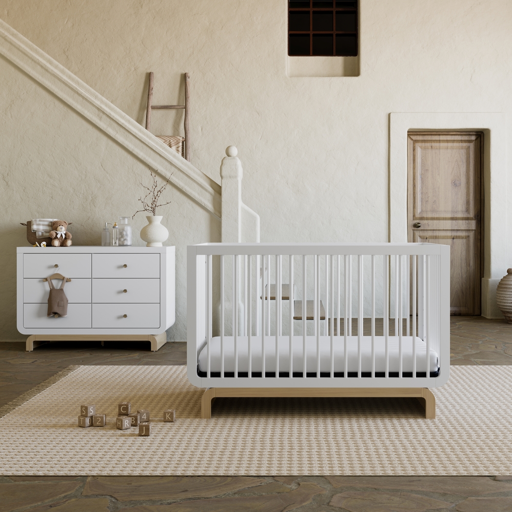 Kids Solde White/Driftwood Convertible Crib - Thumbnail - Image 4