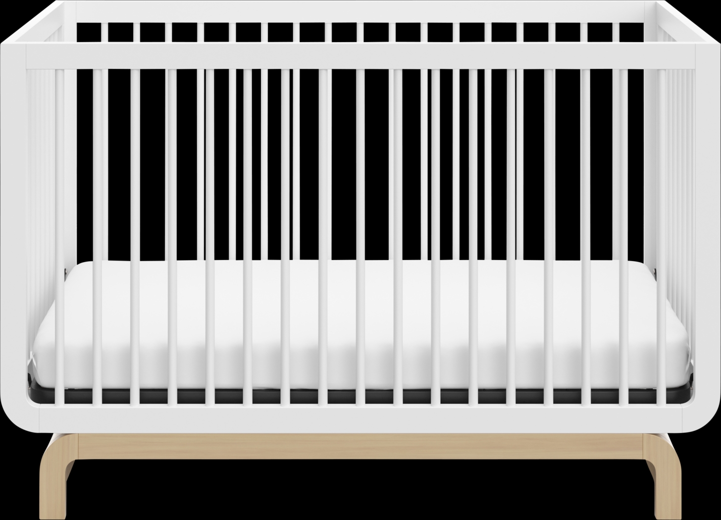 Kids Solde White/Driftwood Convertible Crib - Thumbnail - Image 5