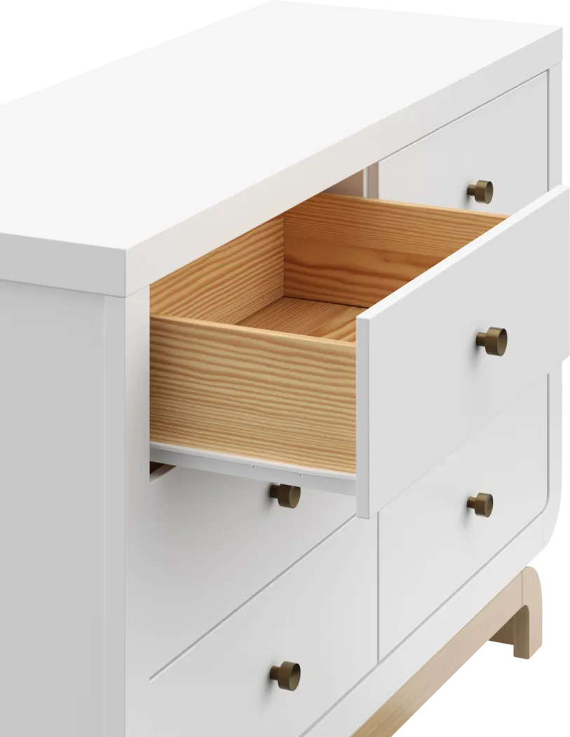 Kids Solde White/Driftwood Dresser - Thumbnail - Image 6