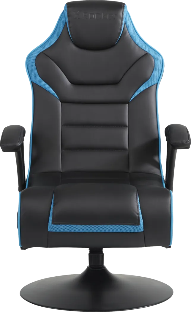 Kids Sound Trek Black/Blue Gaming Swivel Chair - Thumbnail - Image 2