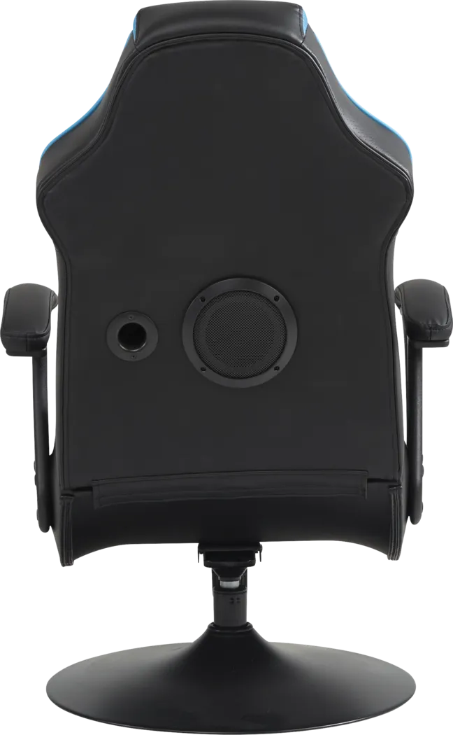 Kids Sound Trek Black/Blue Gaming Swivel Chair - Thumbnail - Image 3