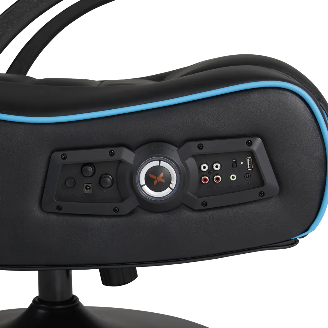 Kids Sound Trek Black/Blue Gaming Swivel Chair - Thumbnail - Image 4