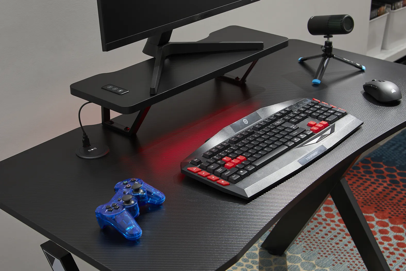 Kids Sound Trek Black Gaming Desk - Thumbnail - Image 4