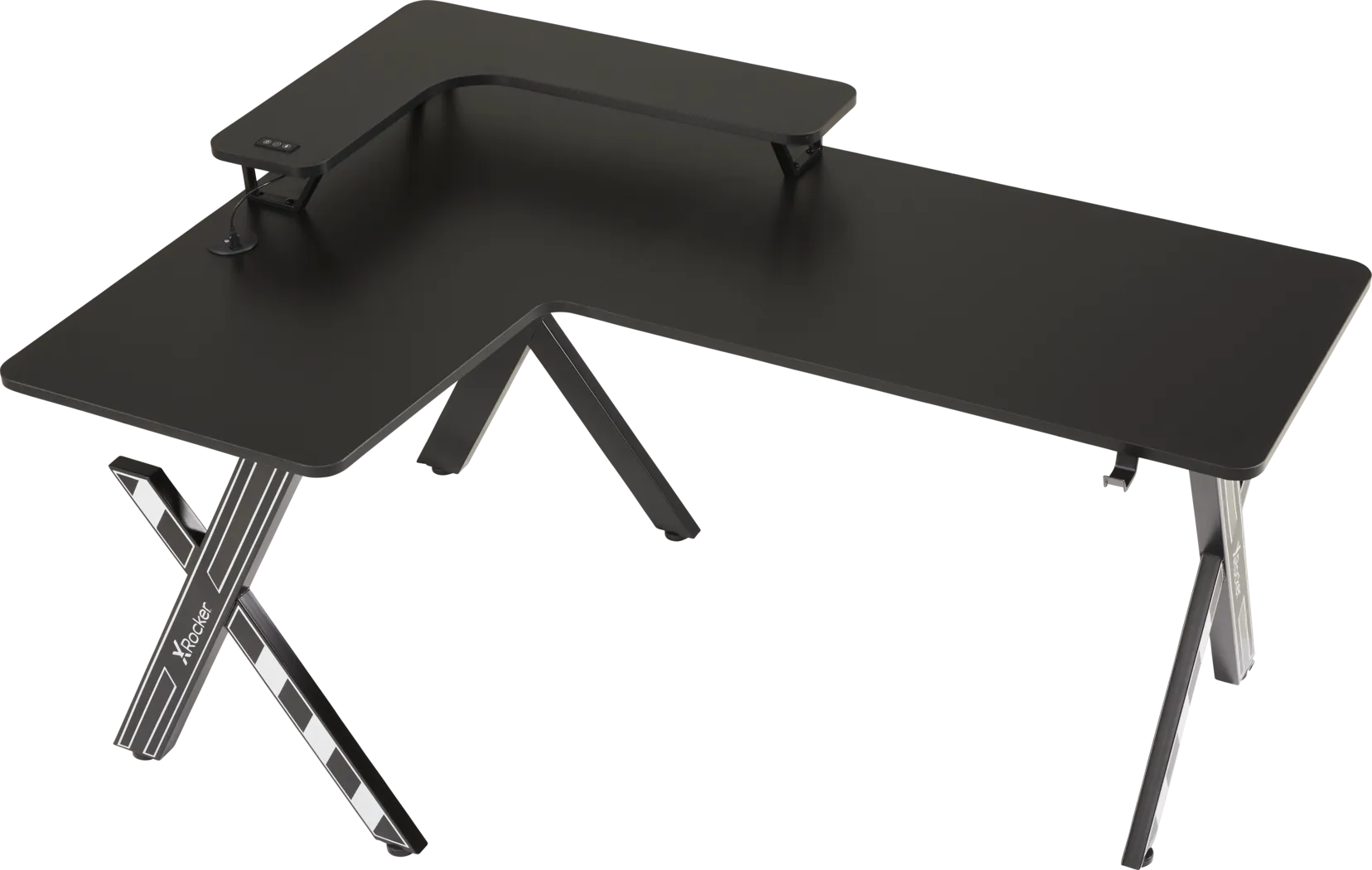 Kids Sound Trek Black L-Shaped Gaming Desk - Thumbnail - Image 3