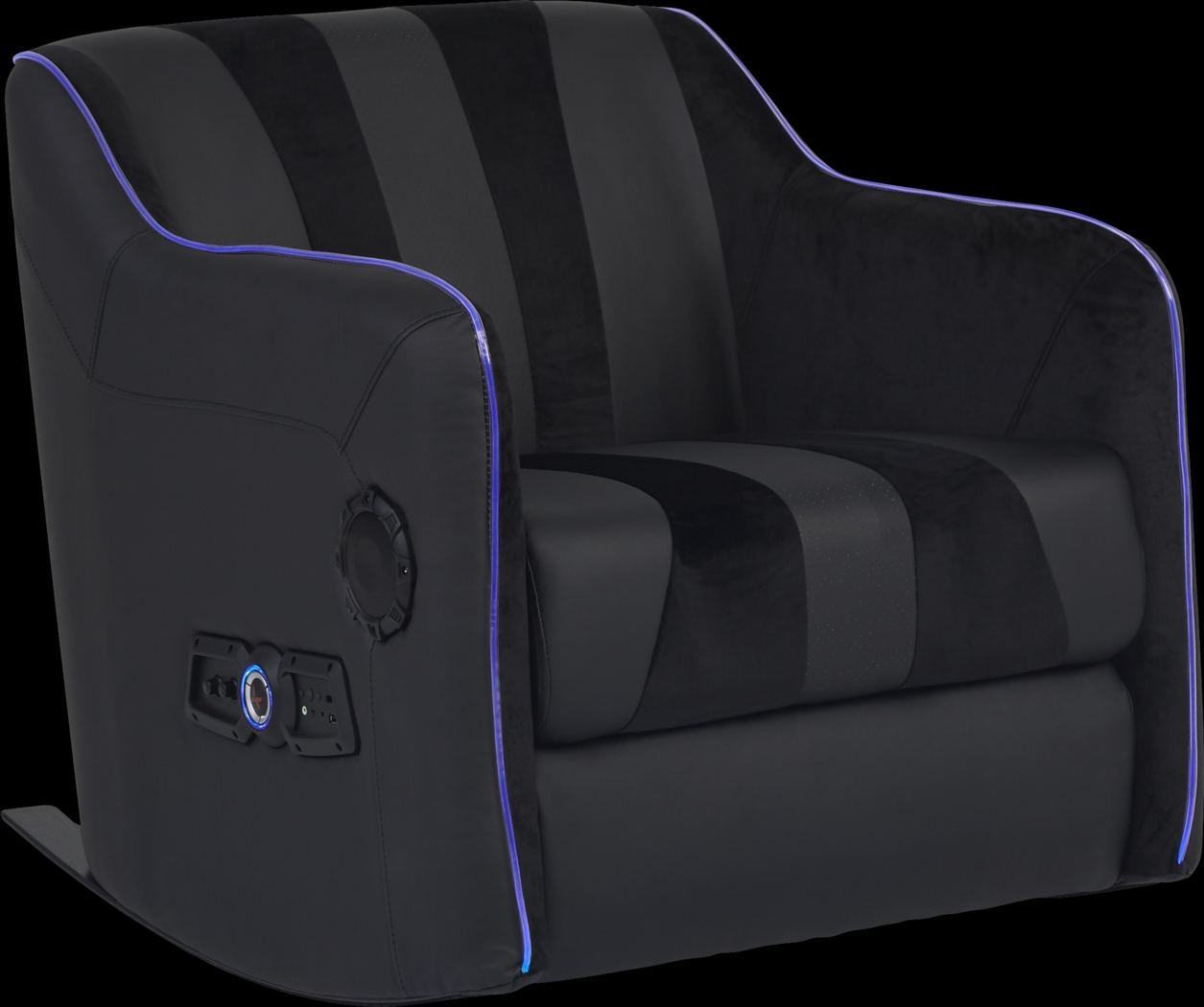 Kids Sound Trek Black Gaming Rocker - Thumbnail - Image 3