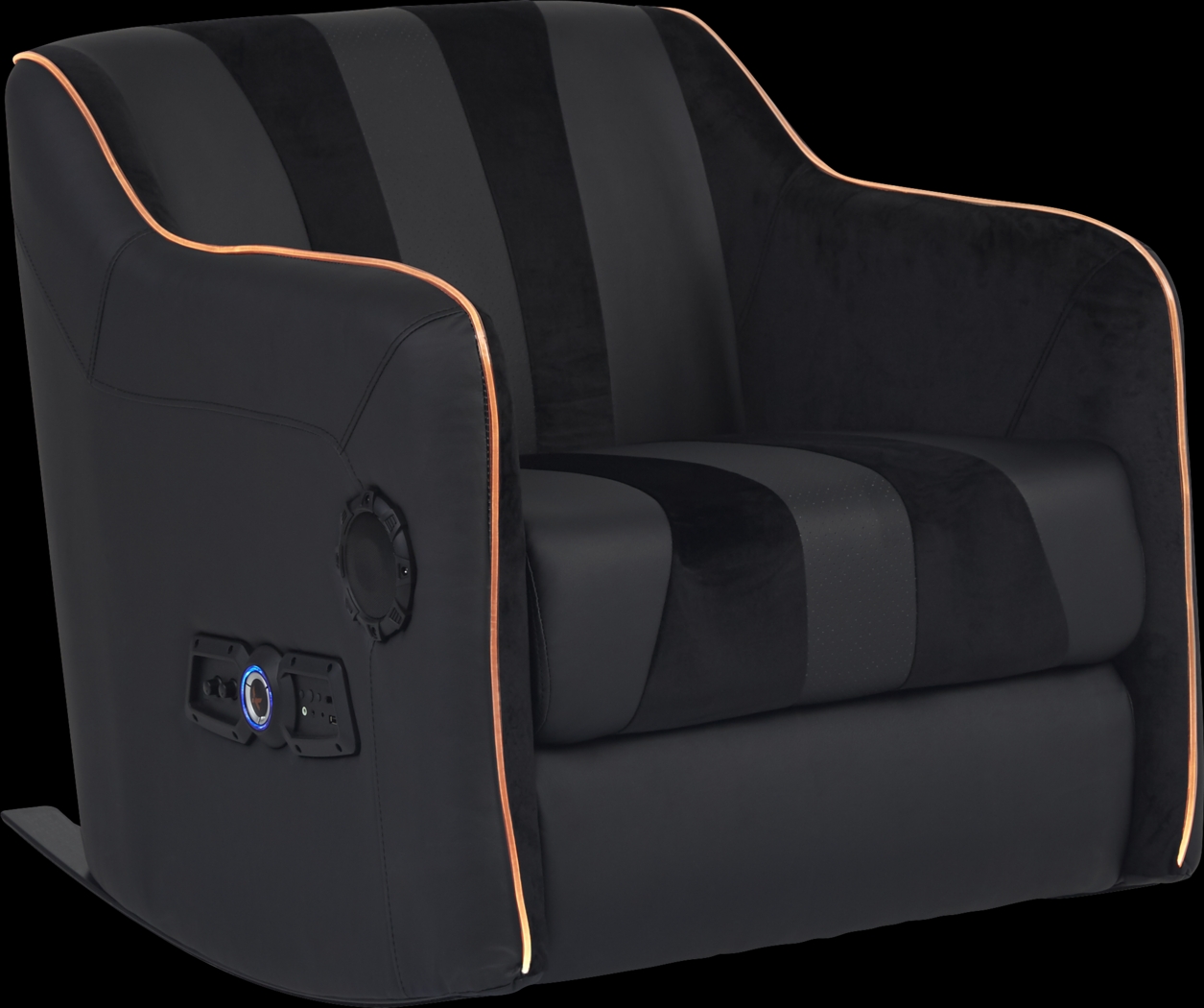 Kids Sound Trek Black Gaming Rocker - Thumbnail - Image 4