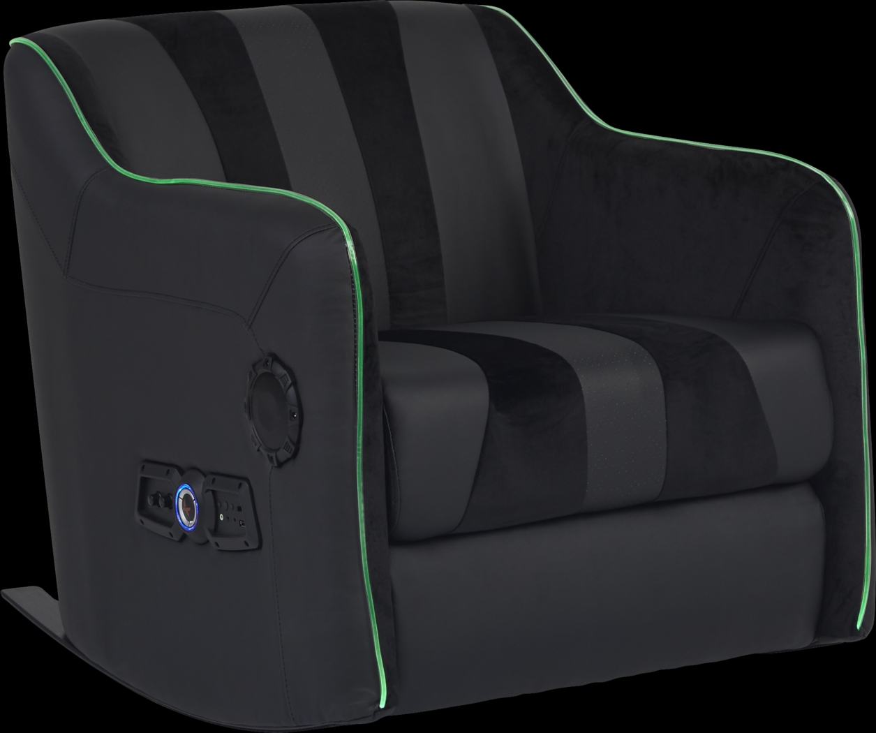 Kids Sound Trek Black Gaming Rocker - Thumbnail - Image 5