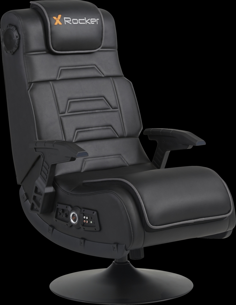 Kids Sound Trek Black Gaming Swivel Chair - Thumbnail - Image 1