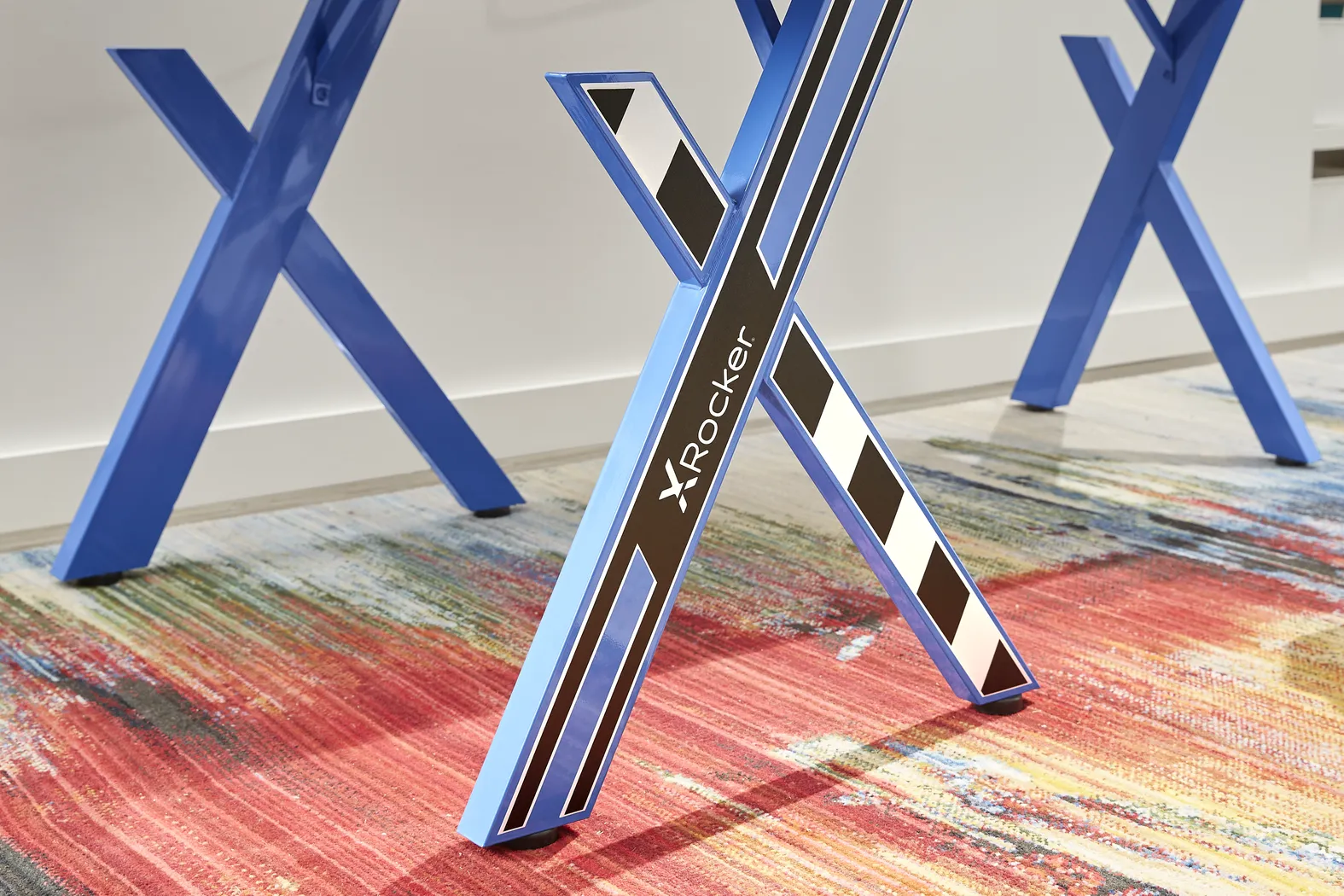 Kids Sound Trek Blue L-Shaped Gaming Desk - Image 5