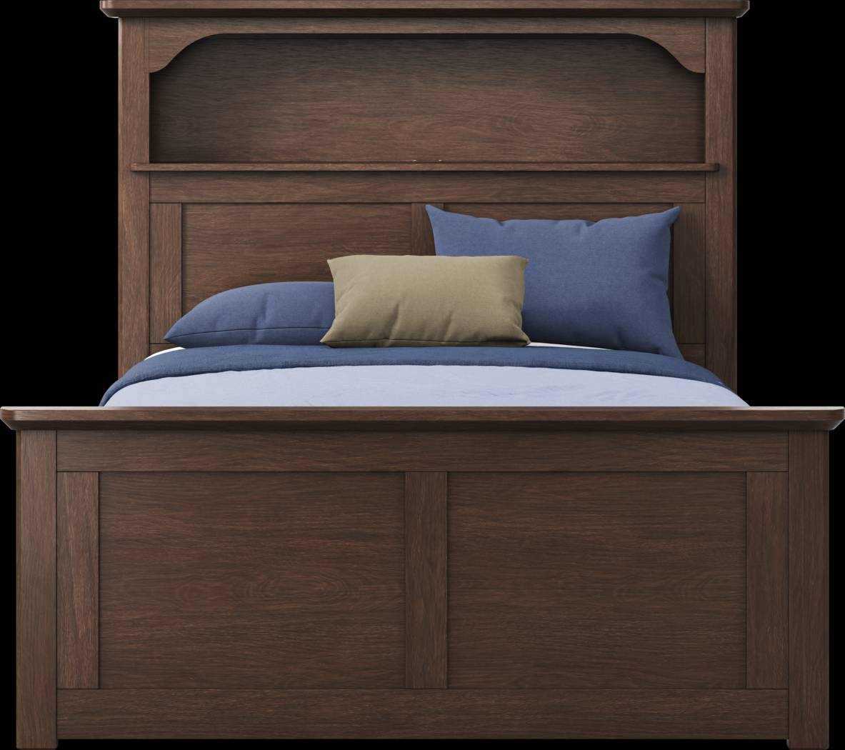 Kids South Bend Brown Cherry Full Bookcase Bedroom - Thumbnail - Image 3