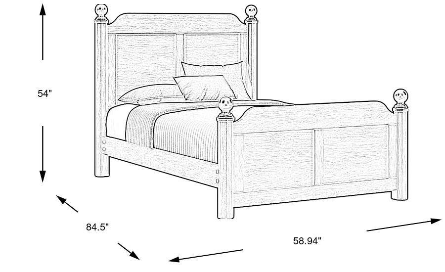 Dimension Image. Please refer to the Dimension Tab on this page for dimension details.