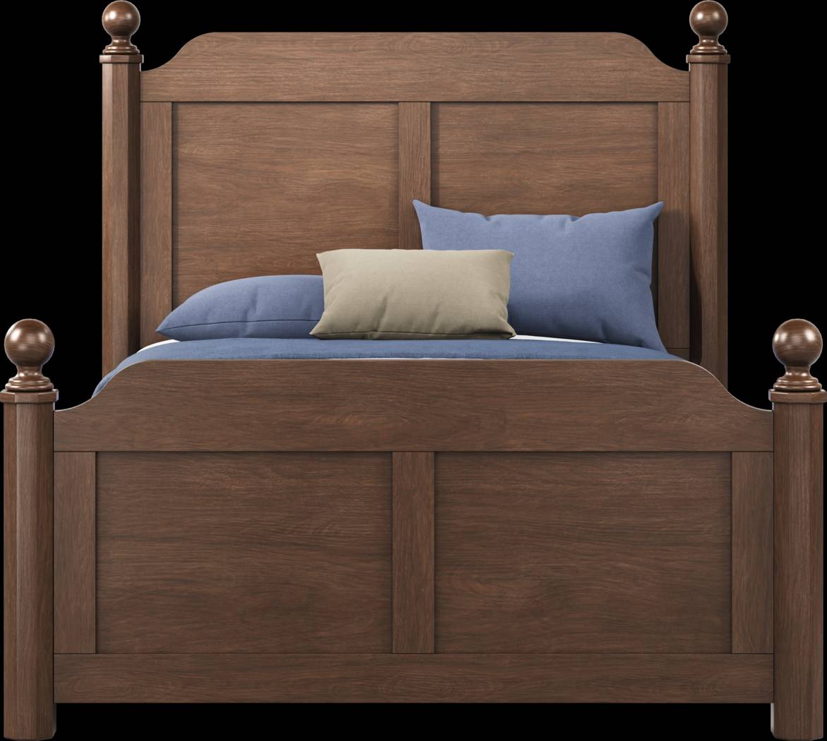 Kids South Bend Brown Cherry Full Poster Bedroom - Thumbnail - Image 2