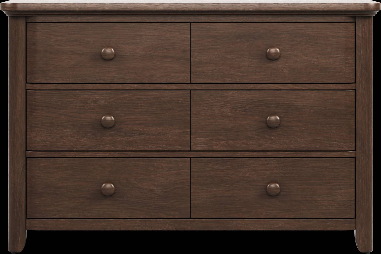 brown cherry dresser