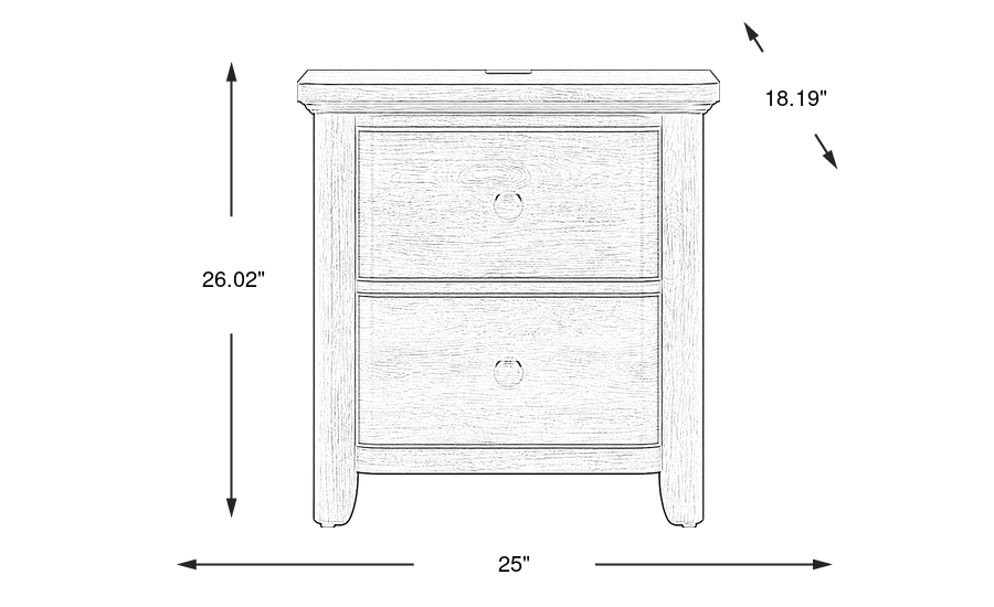 Dimension Image. Please refer to the Dimension Tab on this page for dimension details.