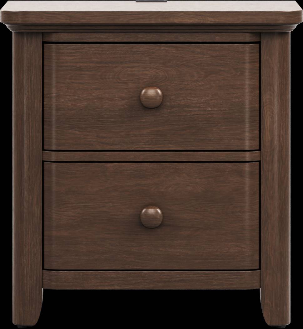 Kids South Bend Brown Cherry Nightstand - Thumbnail - Image 1