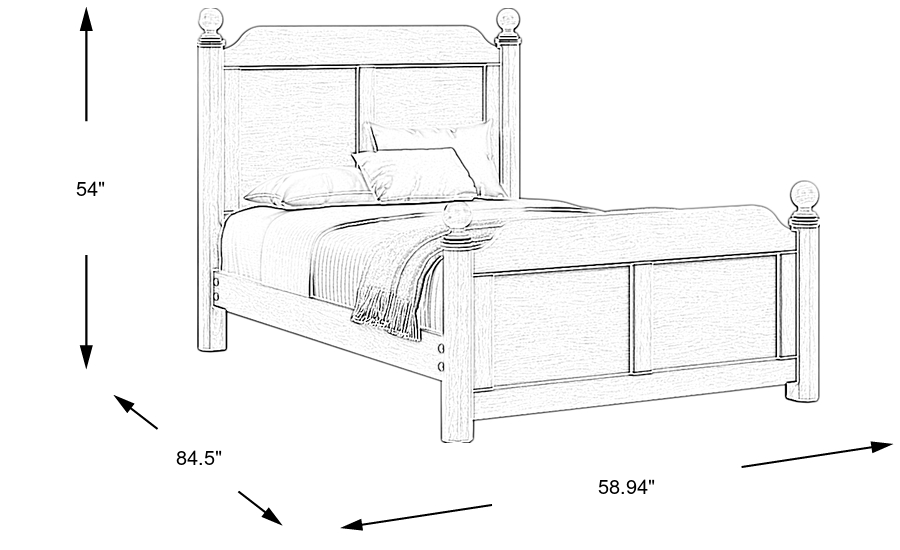 Dimension Image. Please refer to the Dimension Tab on this page for dimension details.