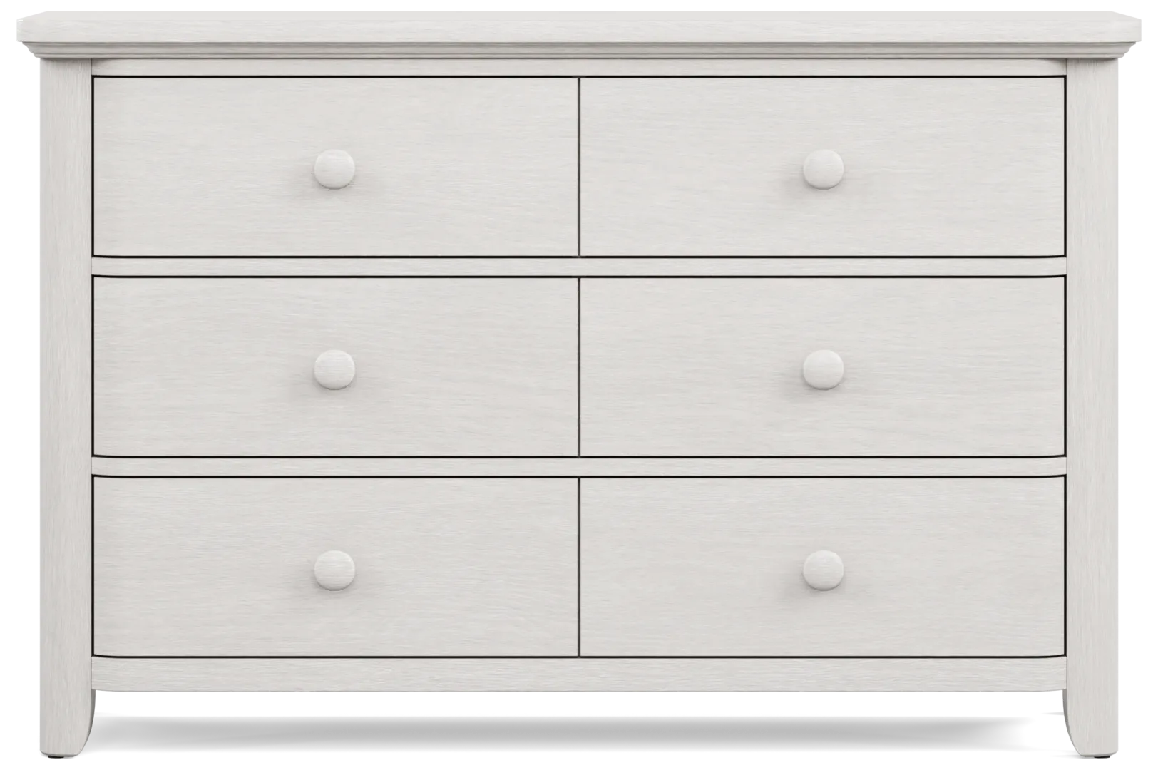 washed white dresser