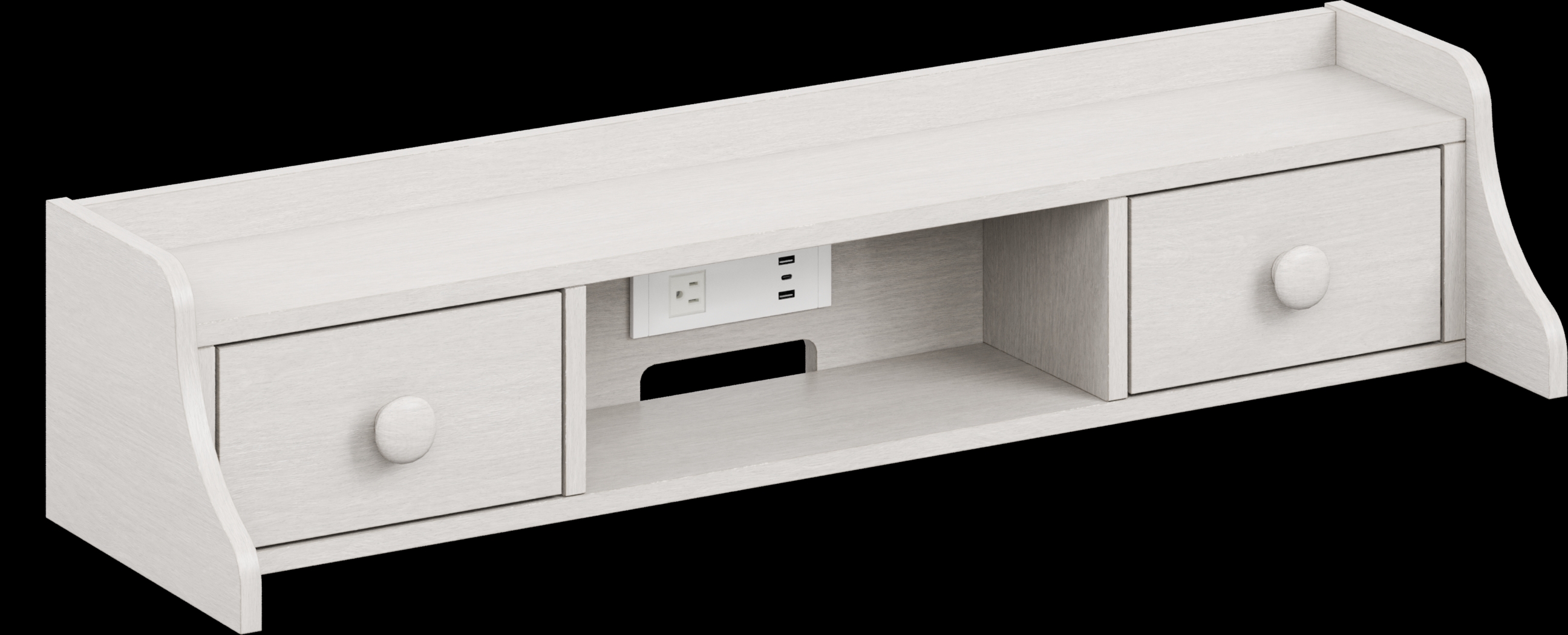 Kids South Bend Washed White Twin Bookcase Bedroom - Thumbnail - Image 7