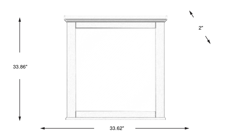 Dimension Image. Please refer to the Dimension Tab on this page for dimension details.