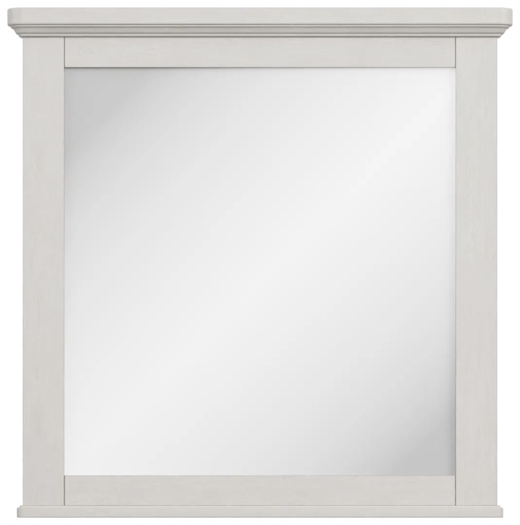 washed white mirror