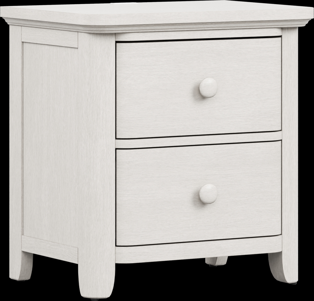 Kids South Bend Washed White Nightstand - Thumbnail - Image 2