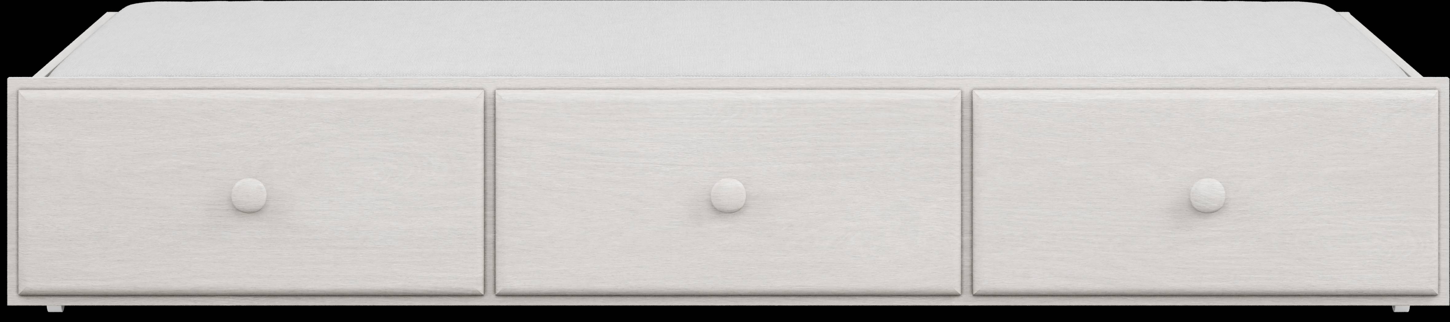 Kids South Bend Washed White Twin Storage Trundle - Thumbnail - Image 4