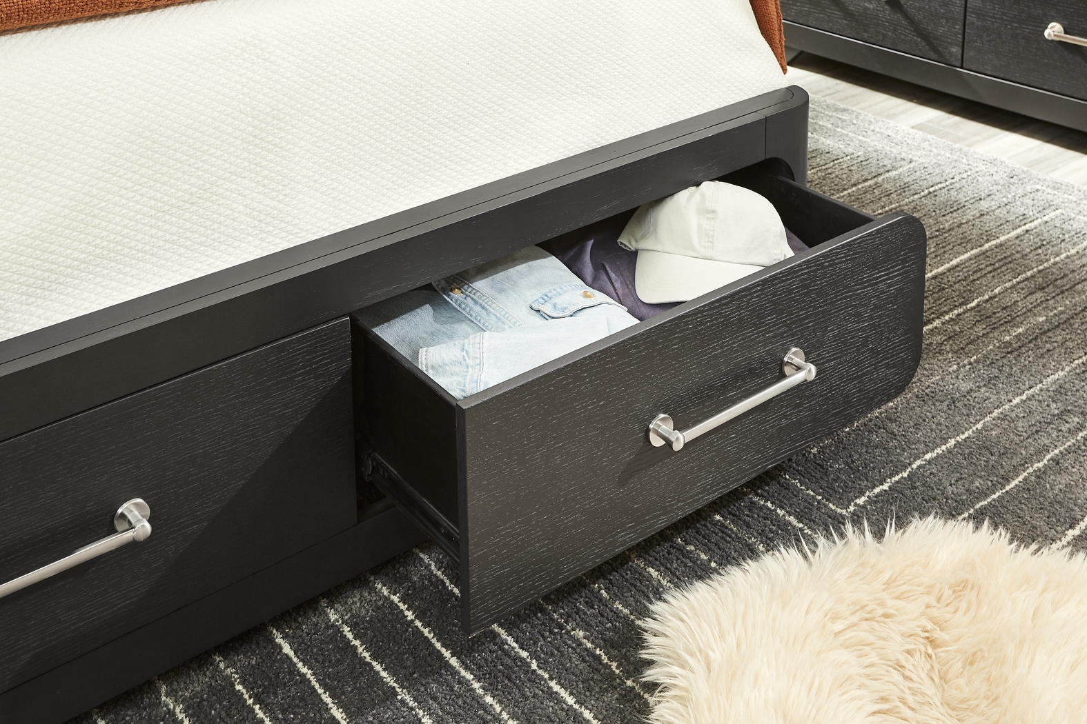 Kids Southside Loft Ebony 5 Pc Full Storage Bedroom - Thumbnail - Image 4