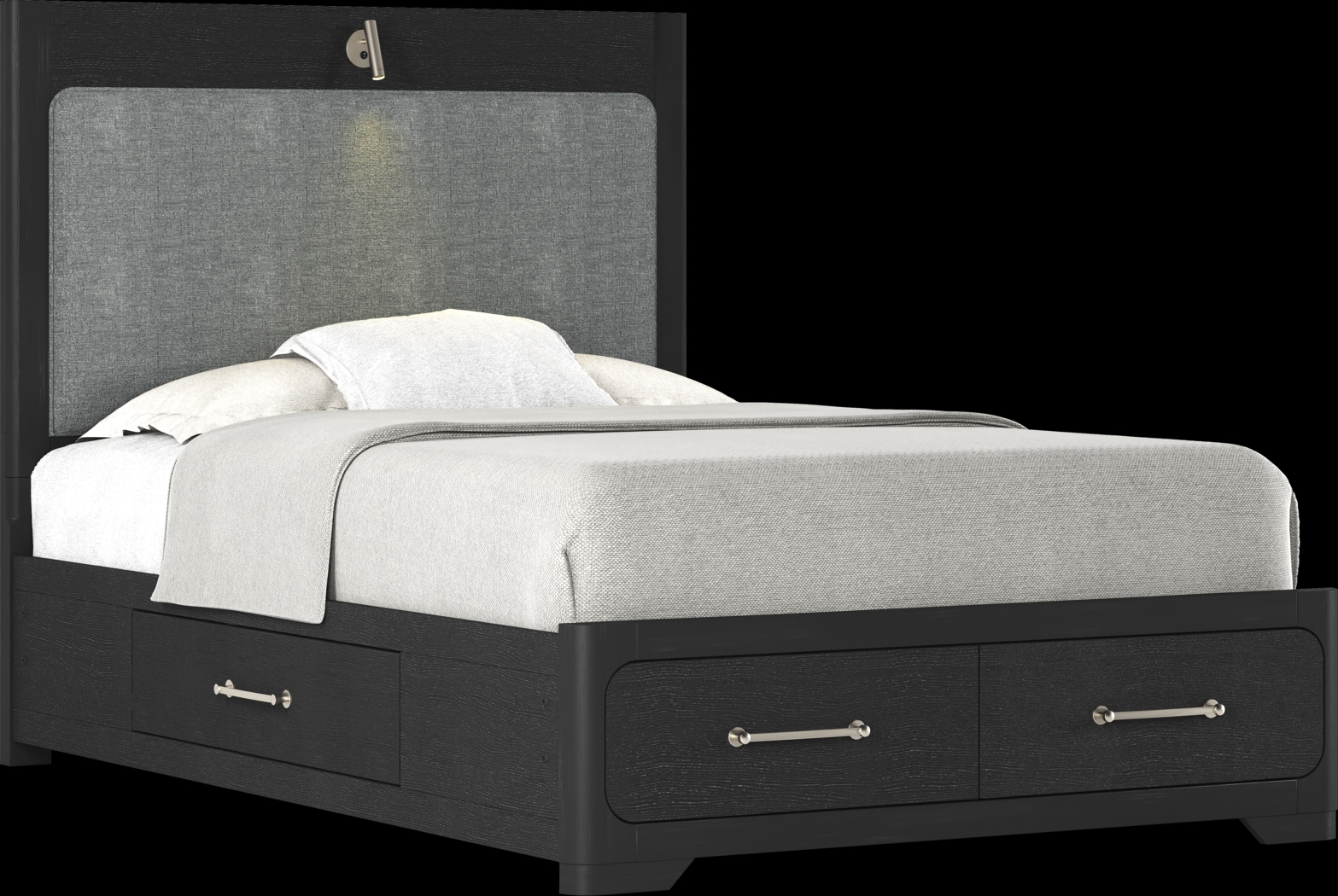 Kids Southside Loft Ebony 5 Pc Full Storage Bedroom - Thumbnail - Image 2