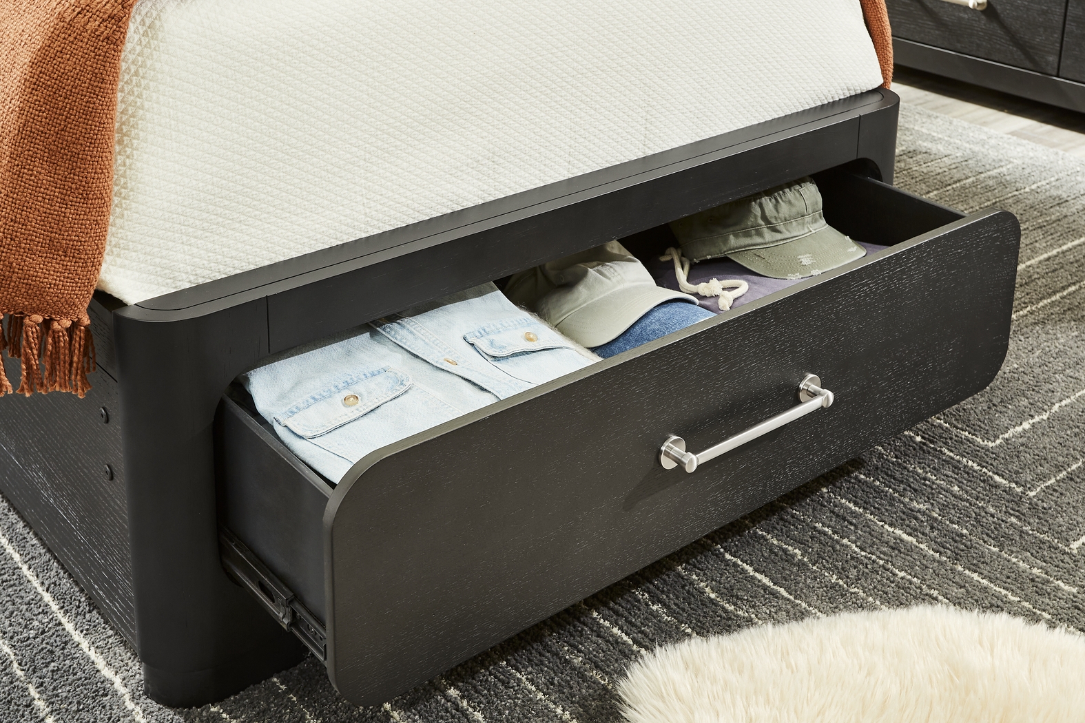 Kids Southside Loft Ebony Twin Storage Bed - Thumbnail - Image 3