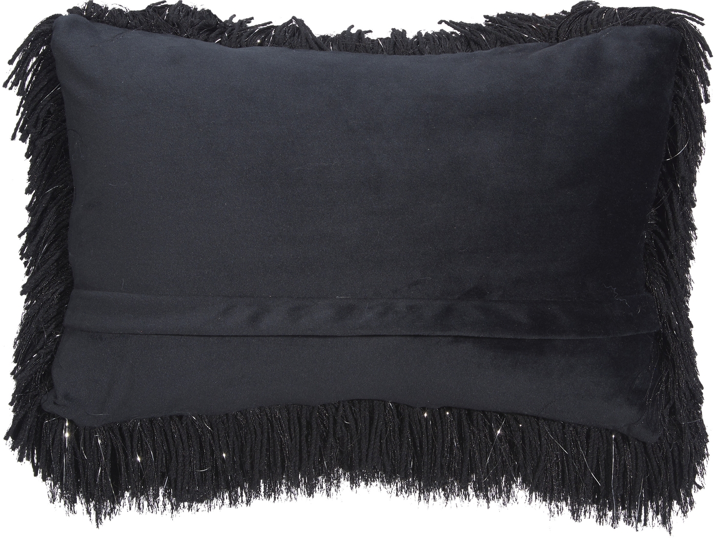 Kids Souzan I Black Throw Pillow - Thumbnail - Image 2