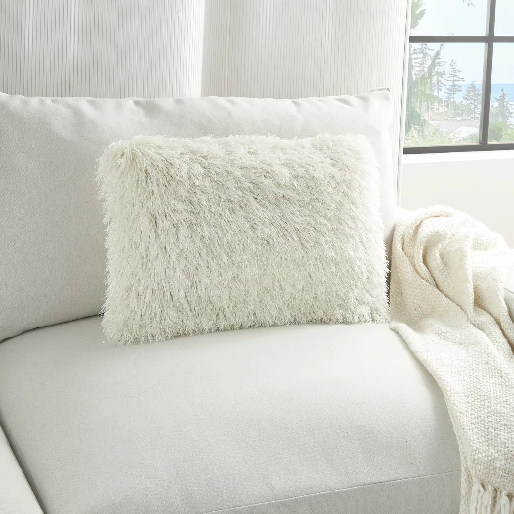 Kids Souzan I Cream Throw Pillow - Thumbnail - Image 3