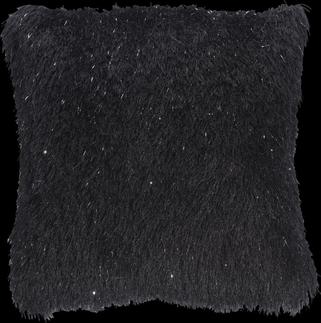 Kids Souzan II Black Throw Pillow - Thumbnail - Image 1