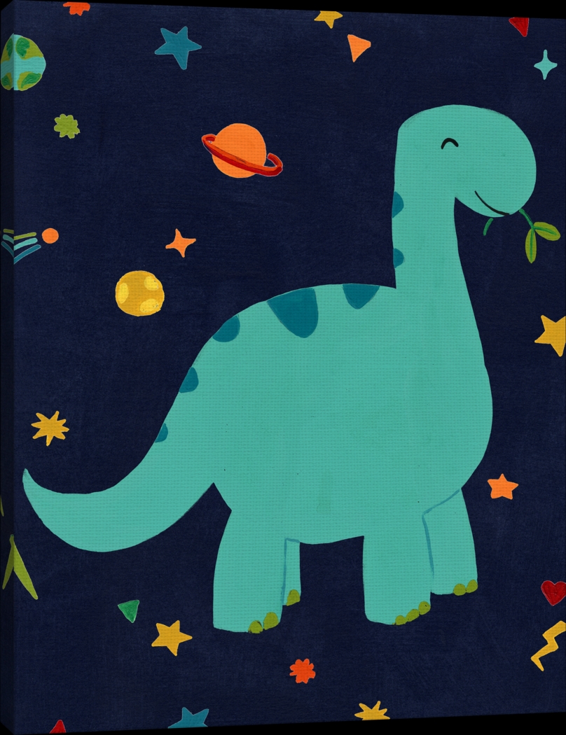 Kids Space Dinos II Blue Artwork - Thumbnail - Image 3