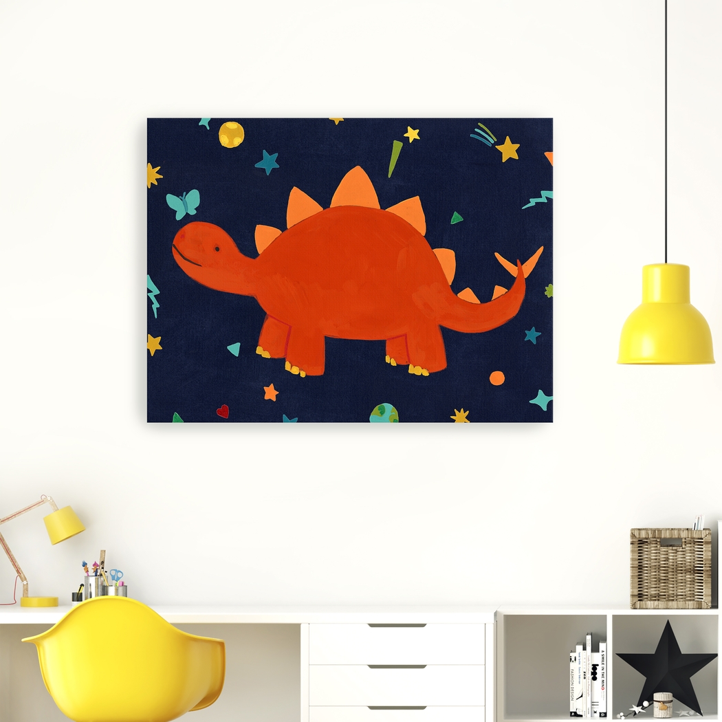 Kids Space Dinos IV Red Artwork - Thumbnail - Image 2