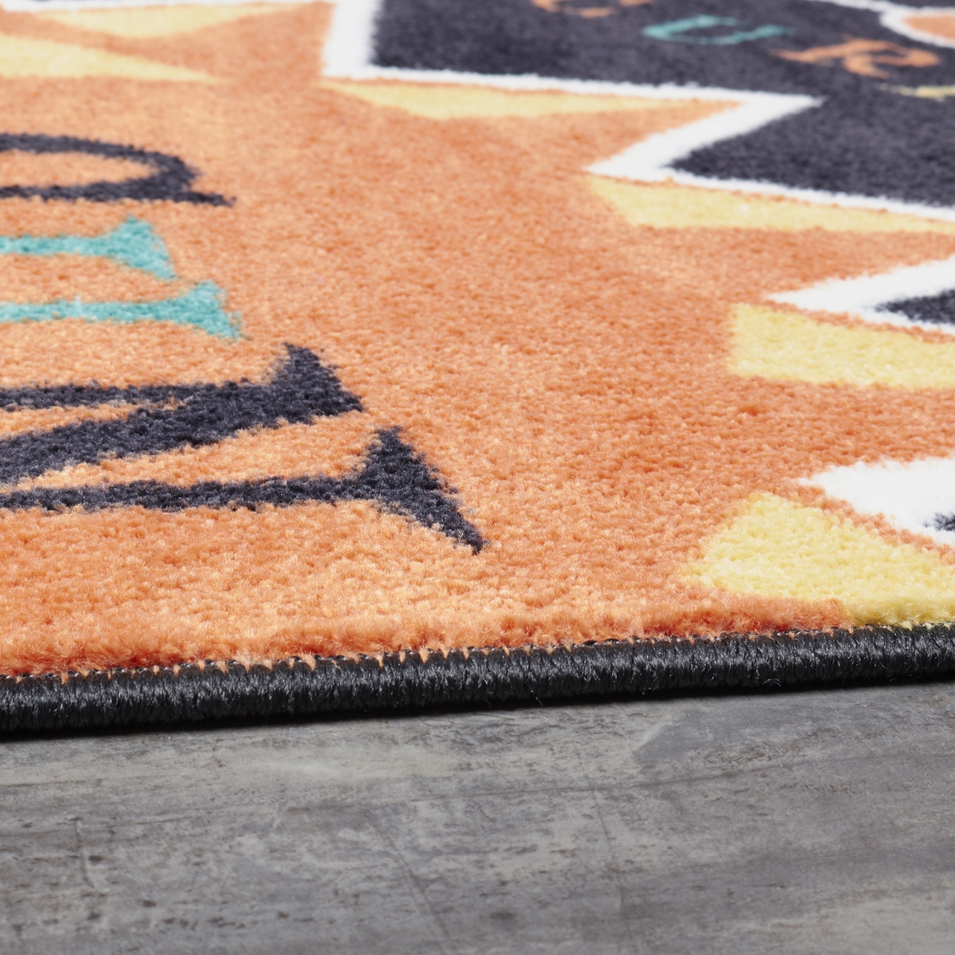 Kids Space Explorer Black 5' x 8' Rug - Thumbnail - Image 3