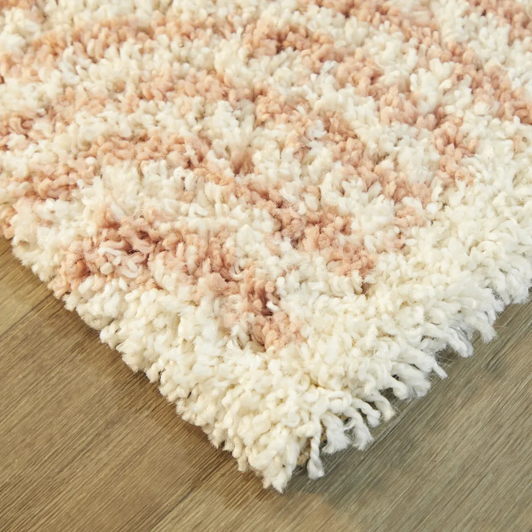 Kids Rosy Rainbow Pink 5'3 x 7' Rug - Thumbnail - Image 4