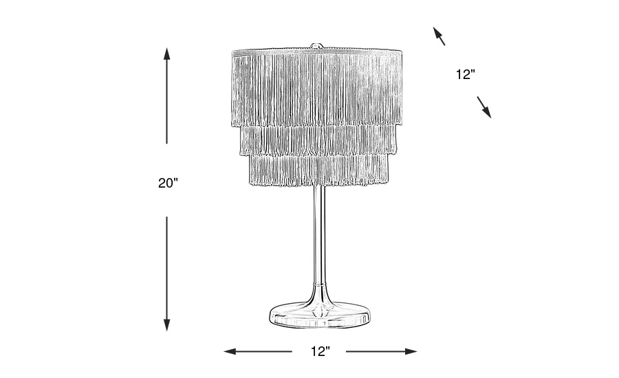 Dimension Image. Please refer to the Dimension Tab on this page for dimension details.
