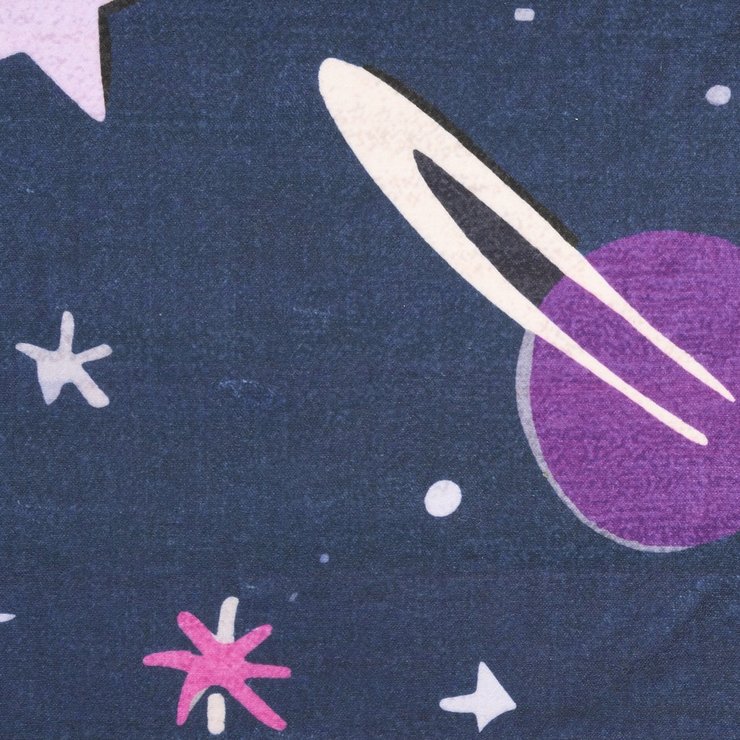 Kids Sparkling Stars Black 5' x 7' Rug - Thumbnail - Image 6