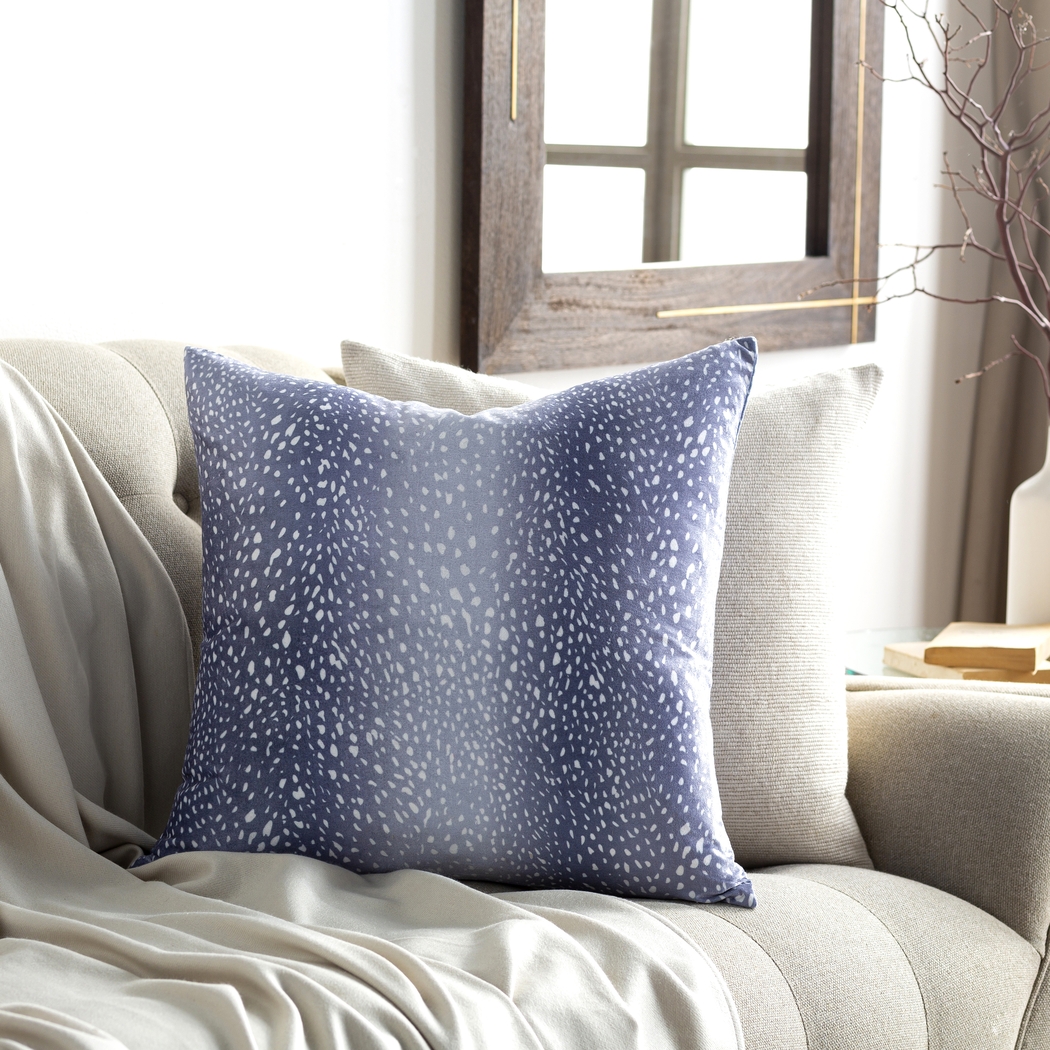 Kids Sparkly Doe Denim Accent Pillow - Thumbnail - Image 4