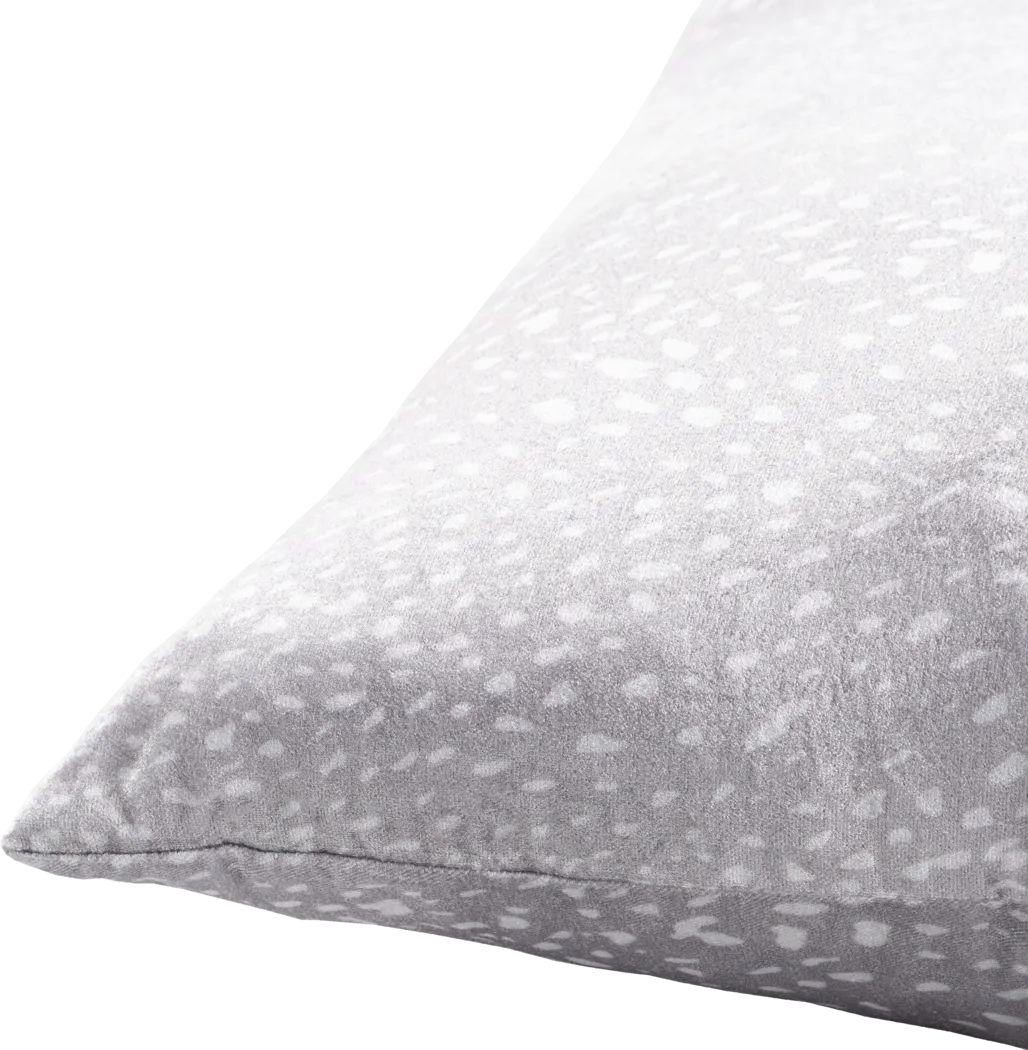 Kids Sparkly Doe Gray Accent Pillow - Thumbnail - Image 3