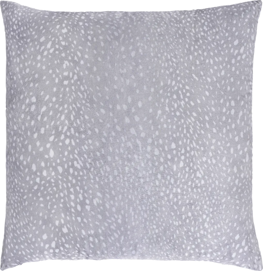 Kids Sparkly Doe Gray Accent Pillow - Thumbnail - Image 1