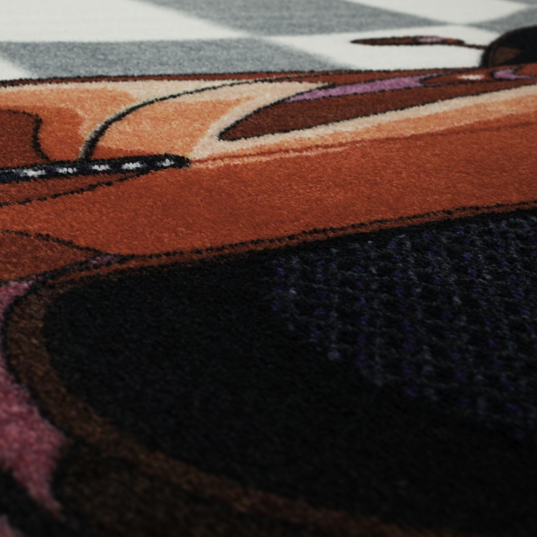 Kids Speed Controller Red 5 x 8 Rug - Thumbnail - Image 4