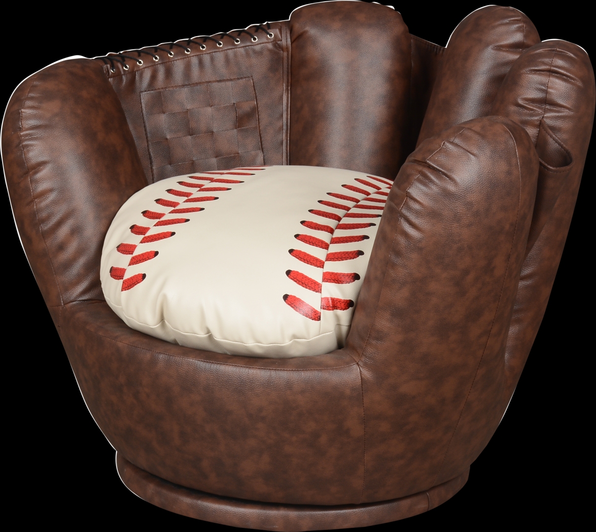 Kids Sports Zone 2.0 Brown Glove Chair - Thumbnail - Image 1